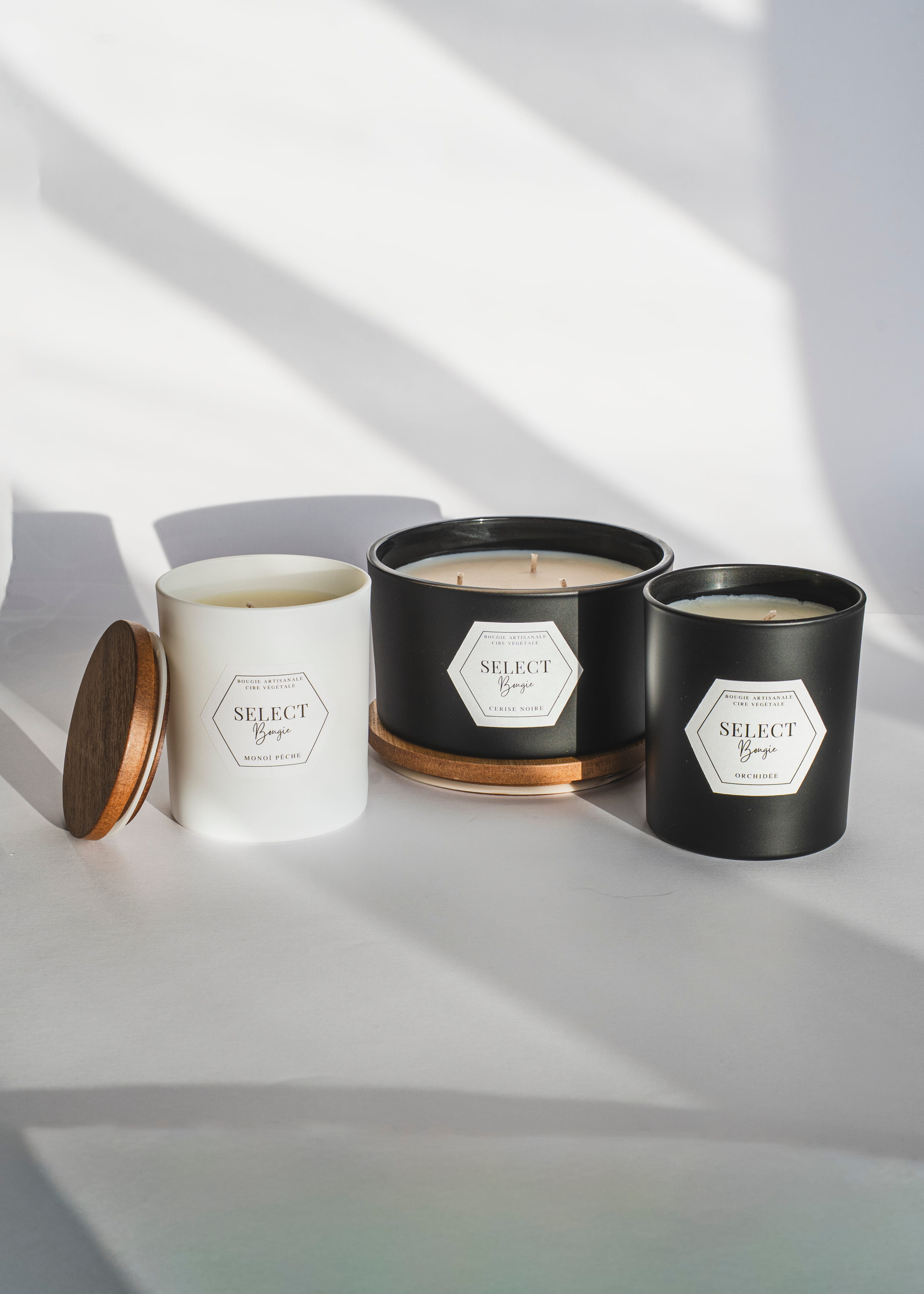 Bougies SELECT, gamme premium